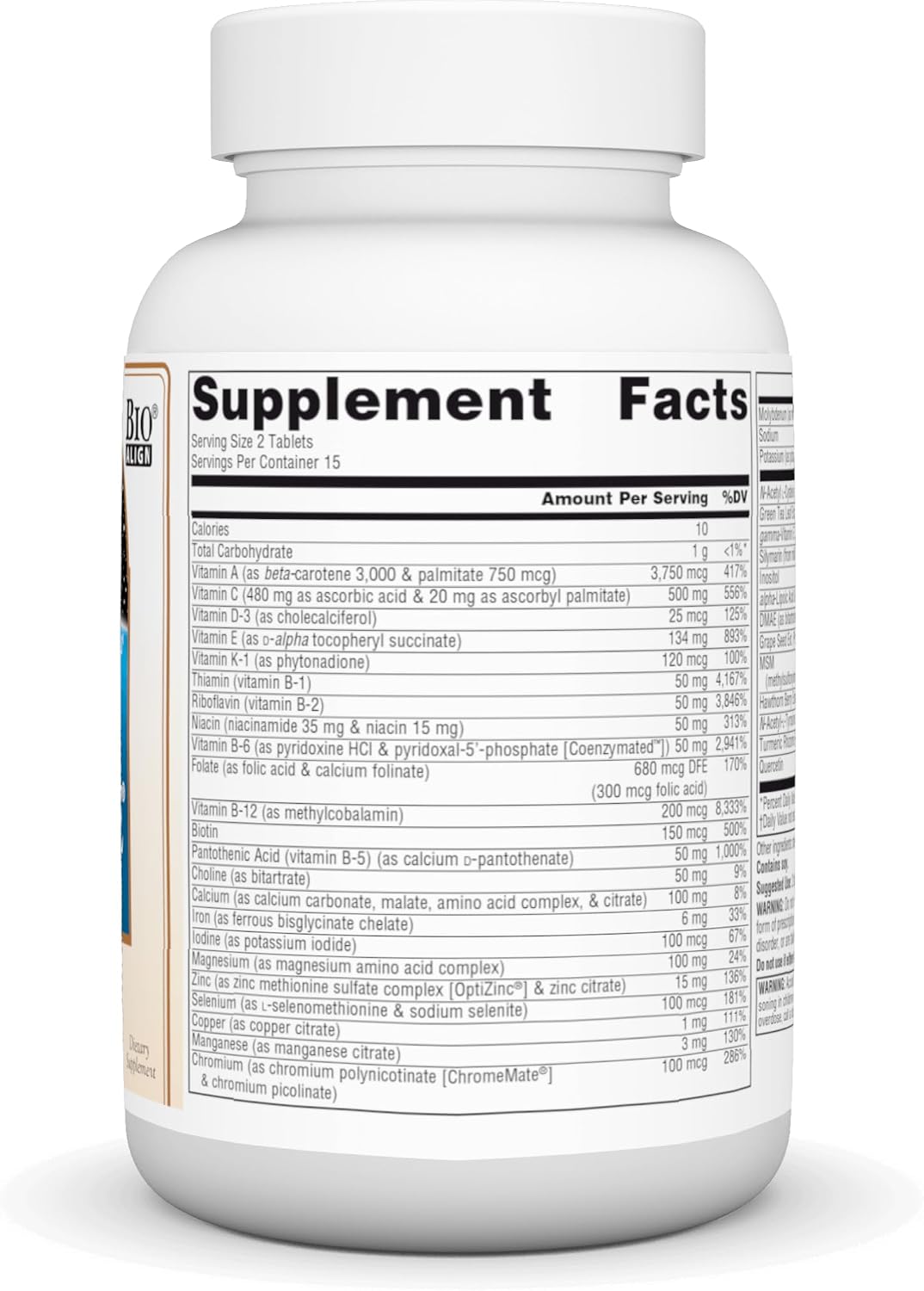 Source Naturals Life Force Multiple Multivitamínico de Alta Potencia, 30 Comprimidos