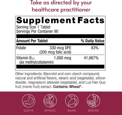 Bariatric Advantage SpeedyMelts B12 1000 mcg – La formación normal de glóbulos rojos. – Image 4