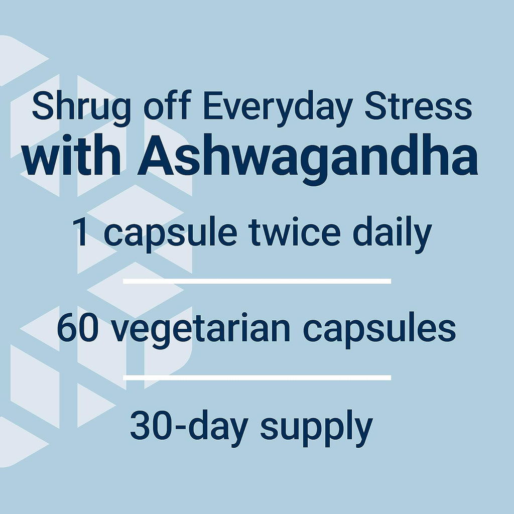 Life Extension Optimized Ashwagandha - Suplemento para el Estrés, Memoria y Concentración, 60 Cápsulas