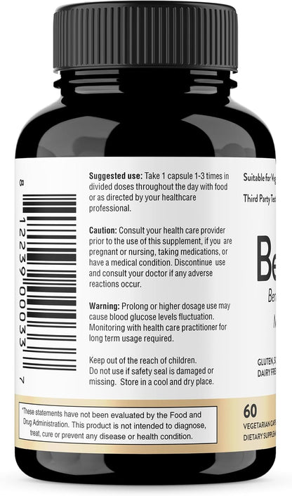 Sandhu's Berberina HCL 500mg por cápsula - 60 Cápsulas - Extracto de Berberis Aristata al 97% - Sin OGM, Vegetariano, Sin – Image 2