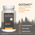 Mountain Peak Nutritionals Glycemic Formula - Suplemento de Apoyo Metabólico - 90 Cápsulas Vegetales