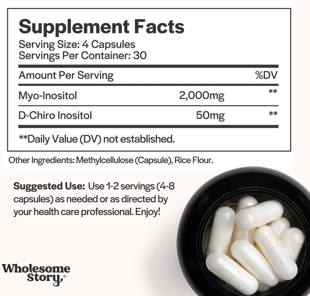 Wholesome Story Myo-Inositol & D-Chiro Inositol (40:1) – 30 Dosis