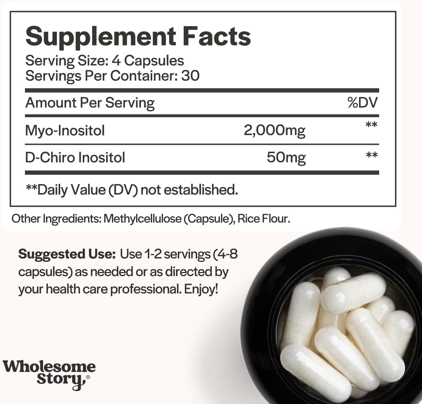 Wholesome Story Myo-Inositol & D-Chiro Inositol (40:1) – 30 Dosis