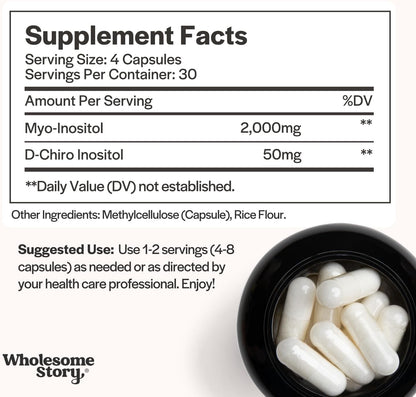 Wholesome Story Myo-Inositol & D-Chiro Inositol (40:1) – 30 Dosis – Image 3