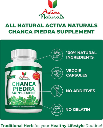 Chanca Piedra 500 mg – 120 Cápsulas – Apoyo renal tradicional: Tradicionalmente utilizado para ayudar a mantener – Image 5