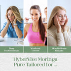 HyberVive Moringa Pura Cápsulas 800mg - 60 Cápsulas Veganas
