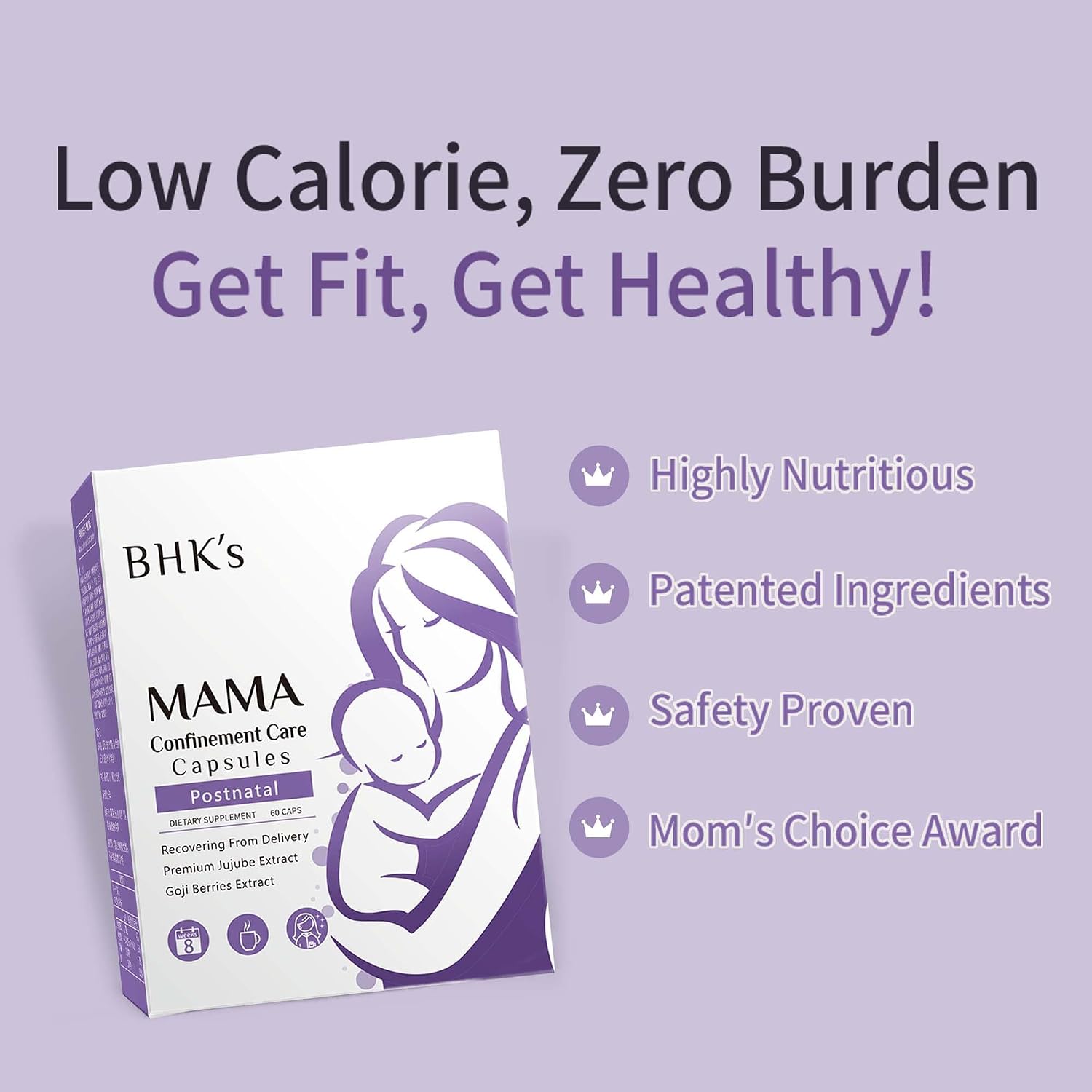 BHK's Postnatal Vitamin – 60 Cápsulas