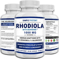 Simply Potent Rhodiola Rosea Siberiana 1000mg con Bioperine - 180 Cápsulas