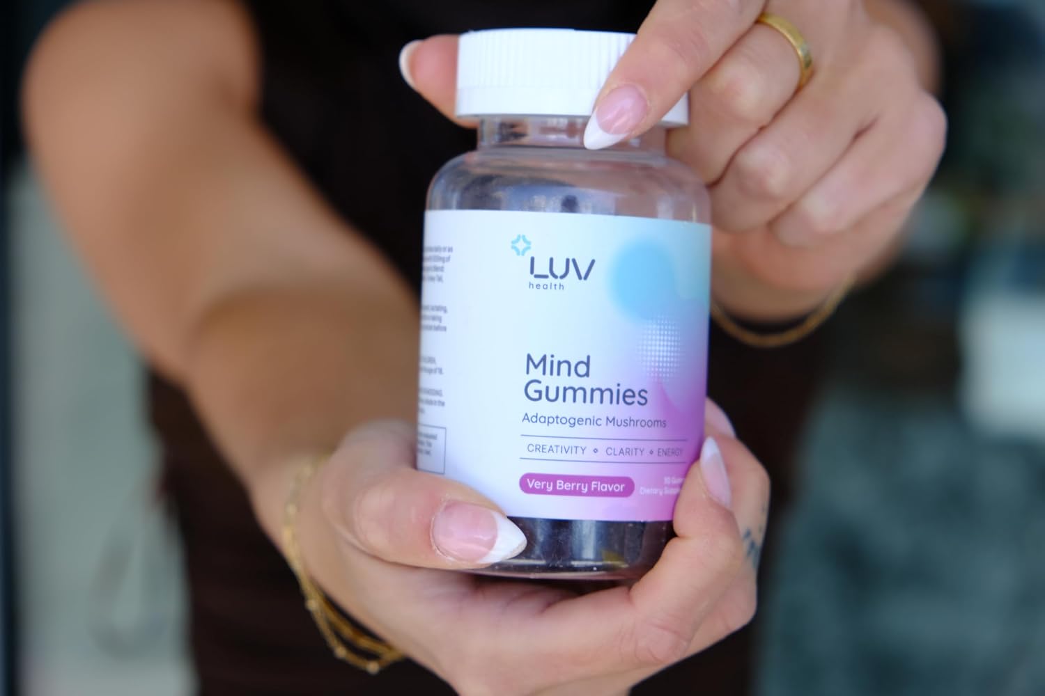 LUV health Mind Gummies – Gominolas de Hongos Funcionales para Enfoque, Energía y Apoyo Inmunológico