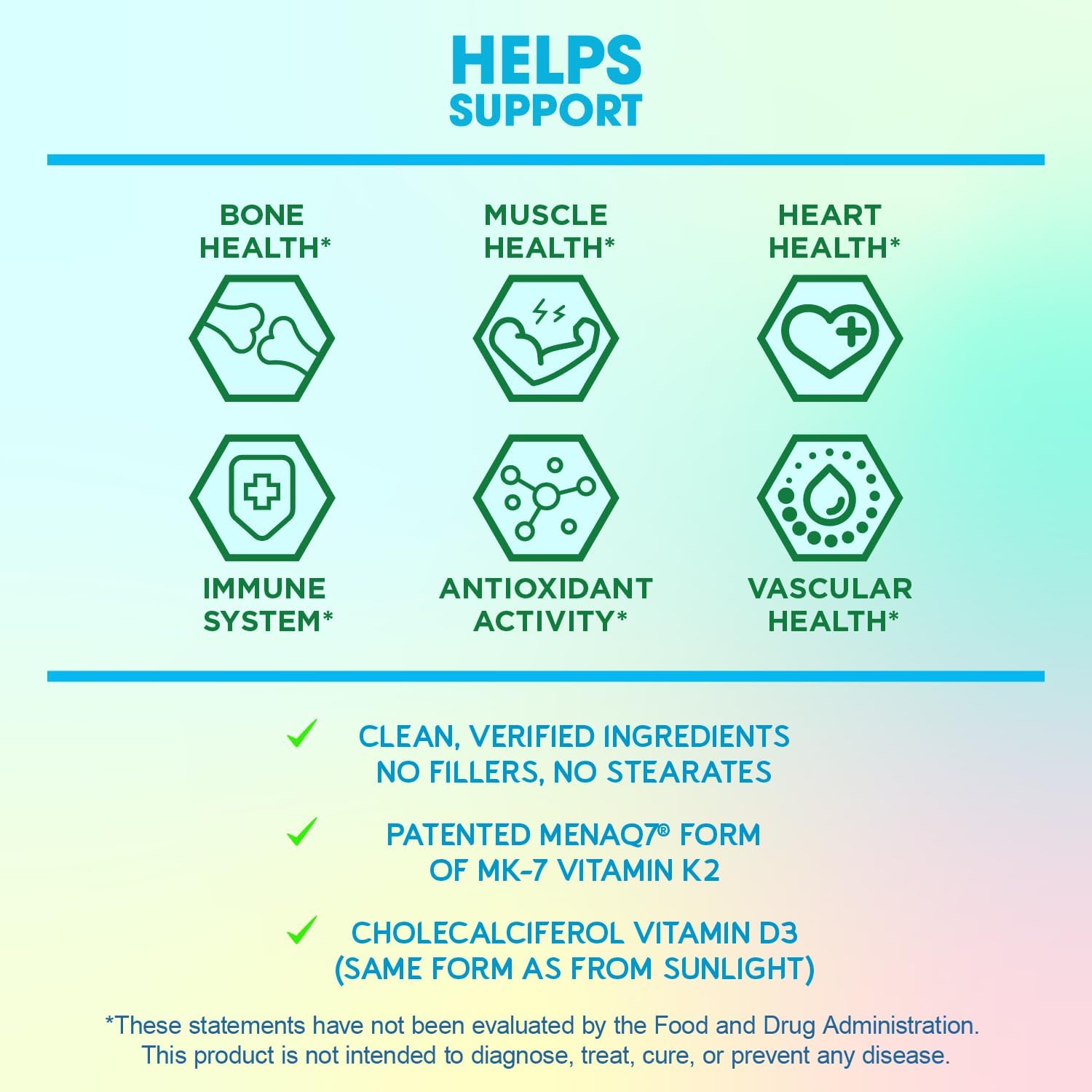 BioEmblem Vitamina D3 K2 Cápsulas - 5000 UI y 200 mcg - MK-7 y MK-4 - 90 Cápsulas