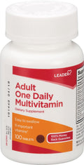 Leader One Daily Multivitamin Tablets 100 comprimidos - Multivitamínico diario para adultos