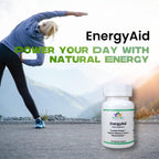 HerbSRA ENERGYAID Suplemento Antioxidante de Energía con Vitamina B6, Té Verde y CoQ10 – 120 Cápsulas Vegetarianas