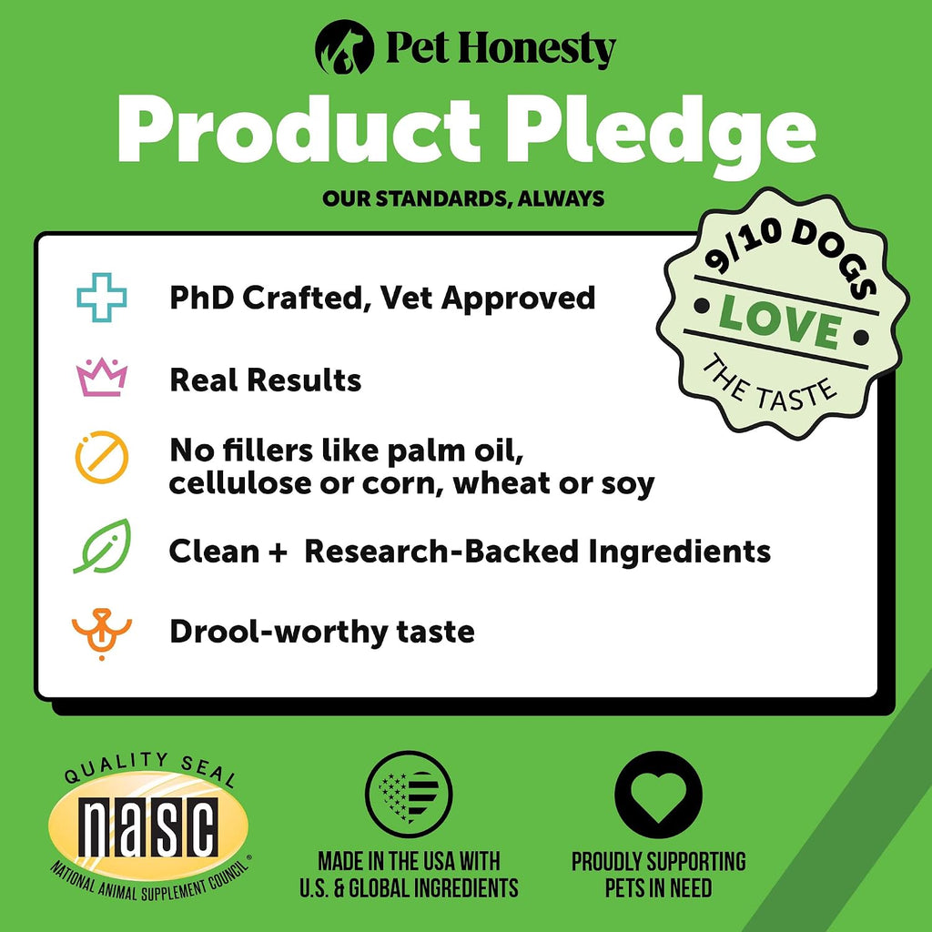 Pet Honesty Probióticos en polvo para perros con enzimas digestivas y calabaza - 90 dosis