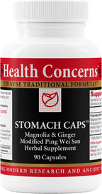 Health Concerns Stomach Caps – Apoyo Digestivo con Jengibre y Corteza de Magnolio – 90 Cápsulas