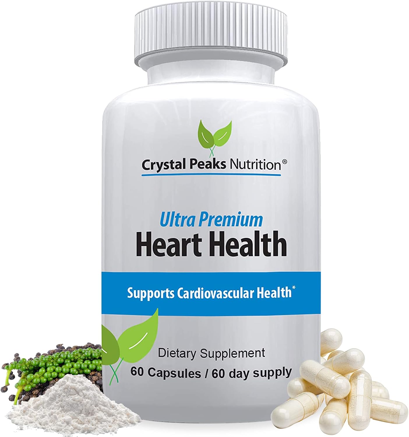 Ultra Premium Heart Support - Vitamina K2 & D3 Más Calcio - 60 Cápsulas