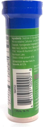 ReliOn Glucosa Tropical Fruit Tabletas, Tubo para Llevar, 10 Tabletas