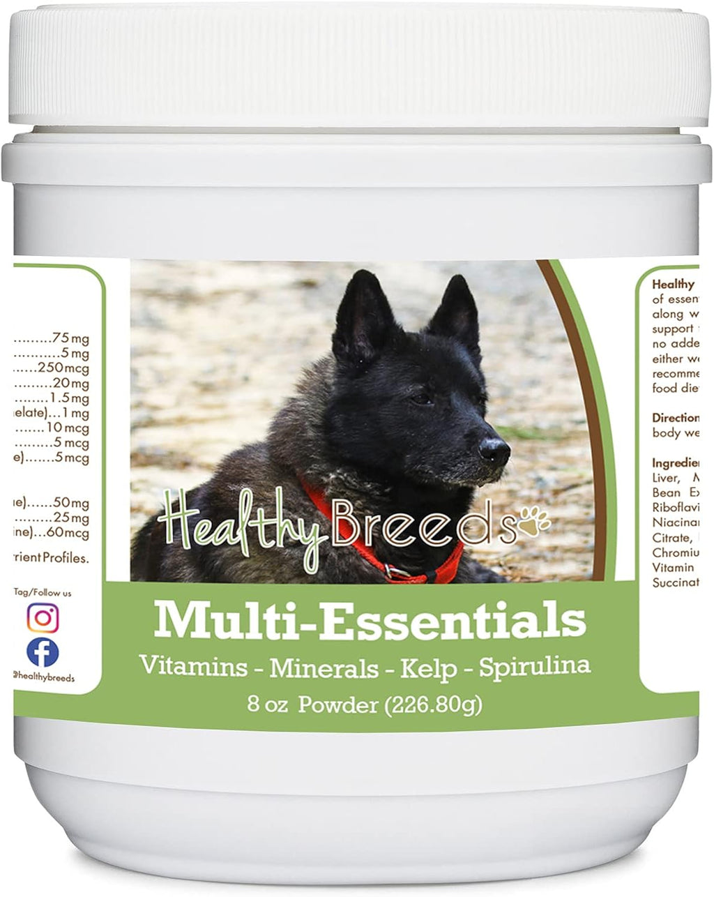 Healthy Breeds Norwegian Elkhound Multi-Essentials Polvo para Perros - 226 g