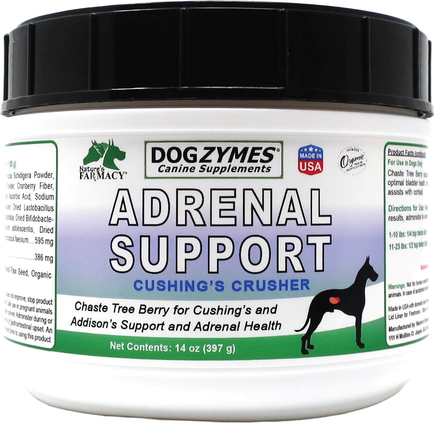 Dogzymes Adrenal Support (28 onzas)