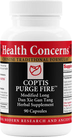 Health Concerns Coptis Purge Fire Formula – Complemento Herbal – 90 Cápsulas
