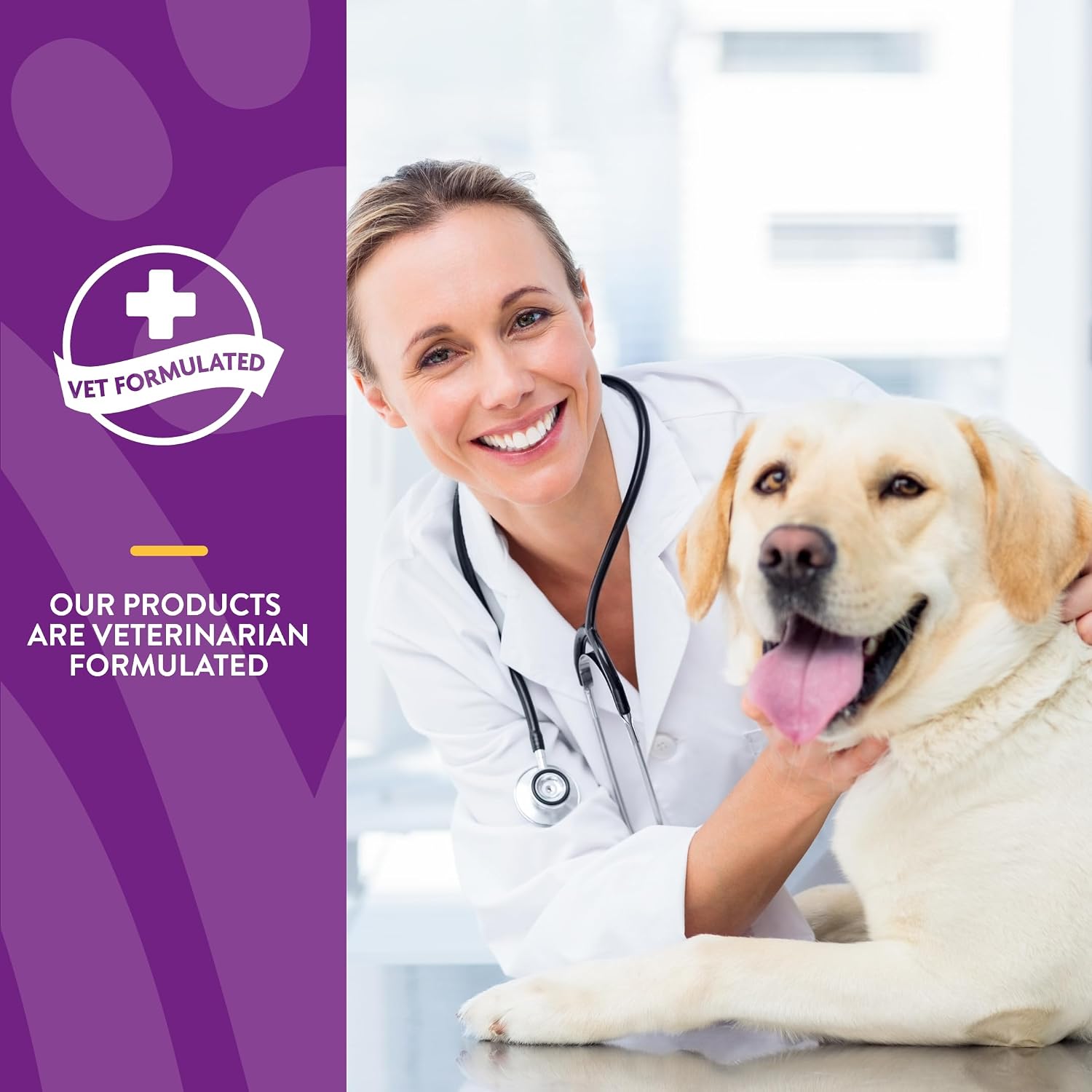 NaturVet VitaPet Senior Daily Vitamins Plus Glucosamine - 180 Comprimidos Masticables para Perros Mayores