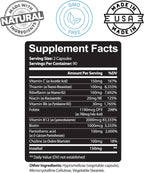 Kaya Naturals B-12 Complex | Multivitamínico para Mujeres y Hombres con Biotina, Colina, Inositol, Folato y Vitamina C - 180 Comprimidos