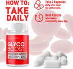 Glyco Boost Capsules, Fórmula Avanzada con Ingredientes Naturales - 5 Pack (300 Cápsulas)