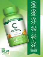 Nature's Truth Vitamina C 1000 mg con Escaramujo | 110 Comprimidos | Vegano, No-GMO y Sin Gluten