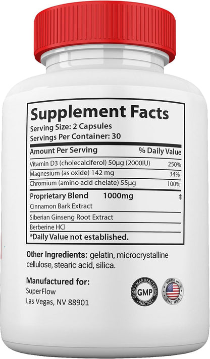 (3 Pack) Super Flow Blood Support Capsules - Gold Nutra