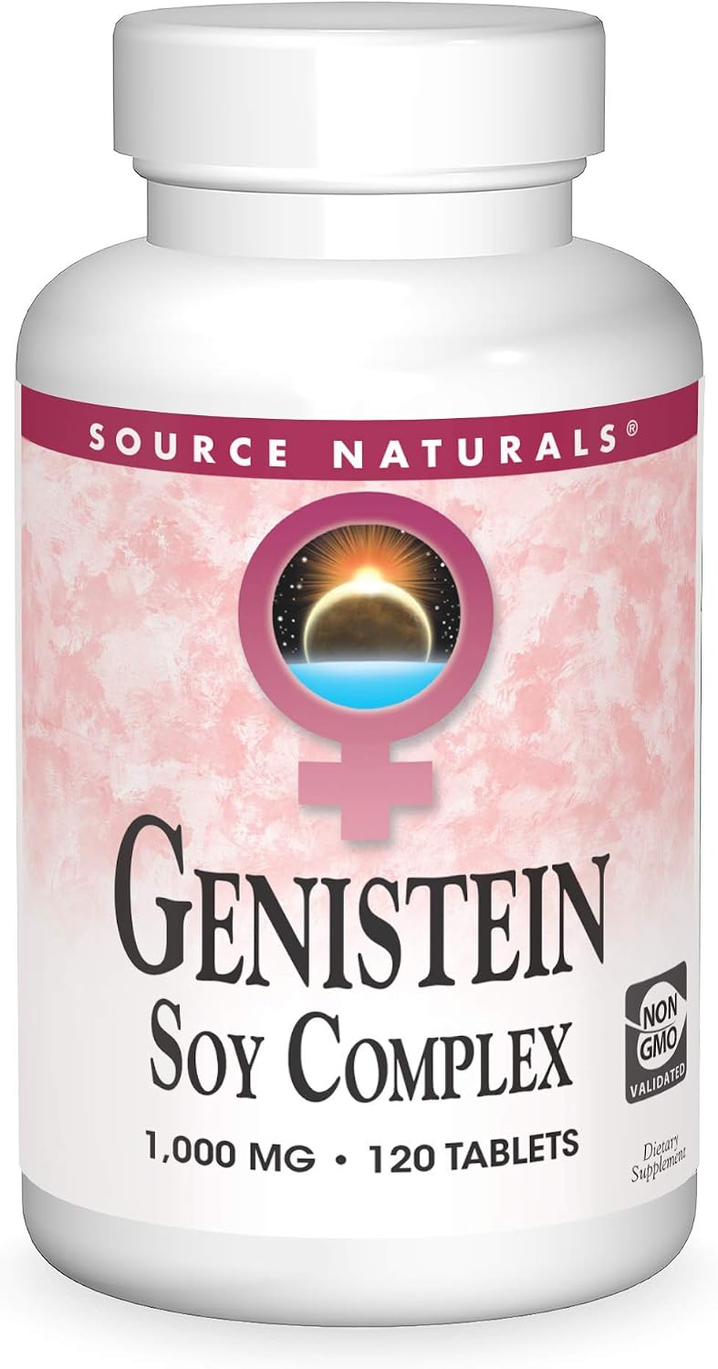 Source Naturals Genisteína 1000 mg Eternal Woman, 120 Comprimidos