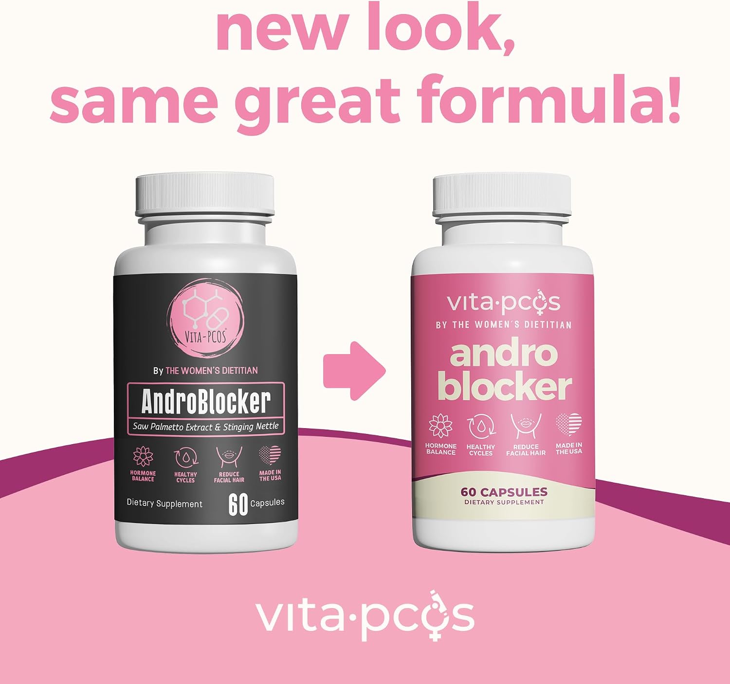 AndroBlocker 8-in-1 Women Supplement with Inositol & Zinc – 60 Cápsulas