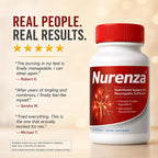 Vita Sciences Nurenza Nerve Health Supplement - Natural R-ALA 40x Stronger with Acetyl L-Carnitine and Benfotiamine - 60 Capsules
