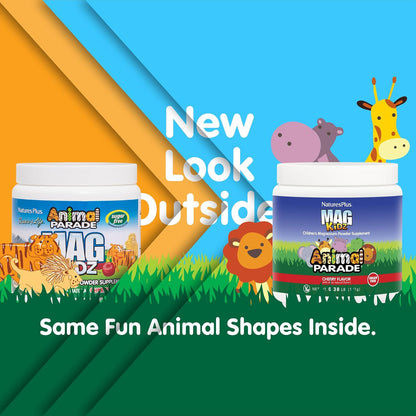 NaturesPlus Animal Parade MagKidz - Magnesio – Mantenimiento de los huesos en condiciones normales: Junto al – Image 2