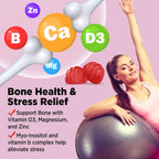 Myo-Inositol & D-Chiro Inositol Gomitas - Vitaminas B6, B12 y Folato - 60 Unidades