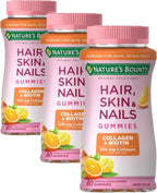 Nature's Bounty Biotina y Colágeno, Gominolas Cítricas, 140 unidades