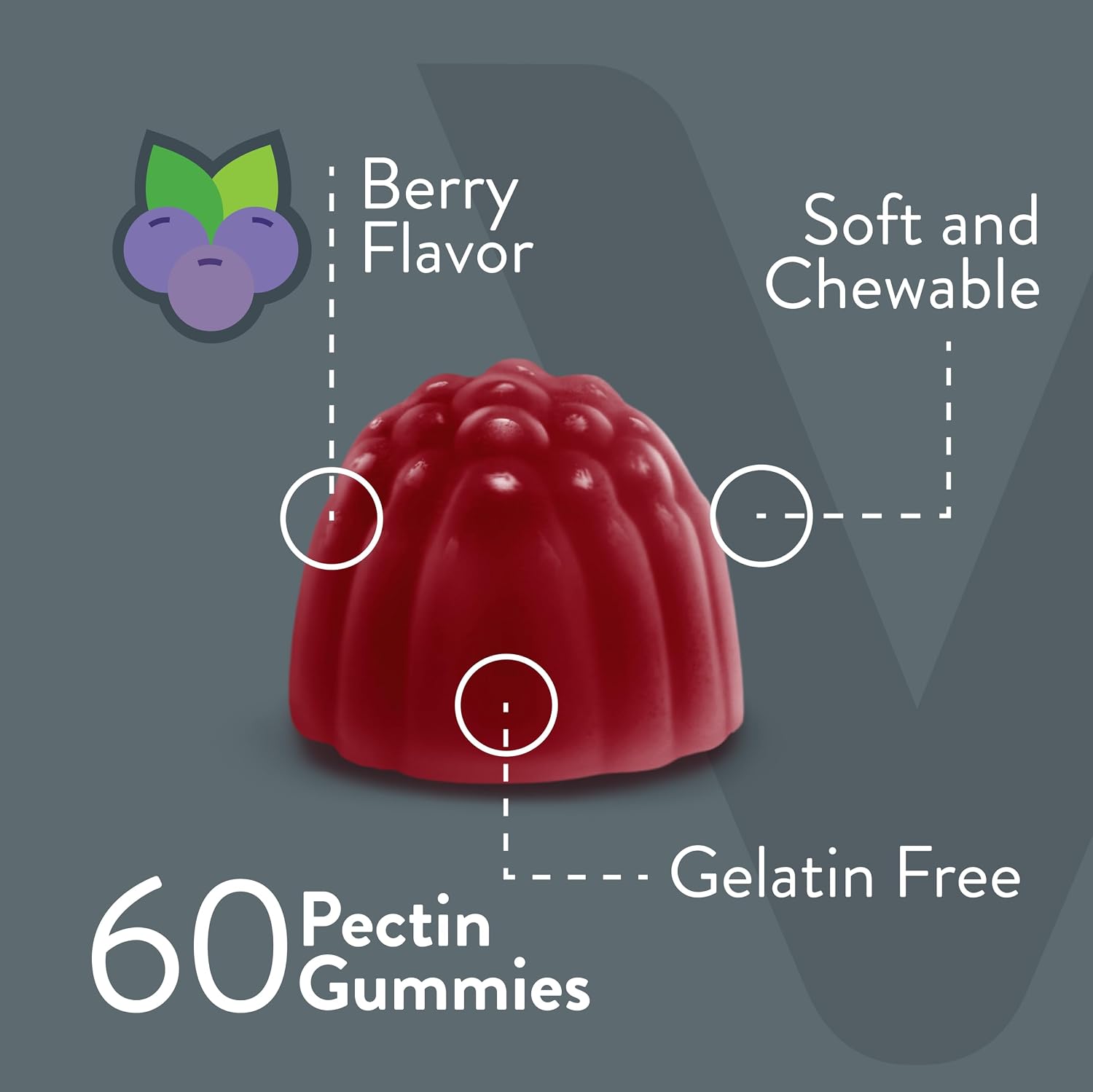 Viteey Vitamin B6 Gummies - 100mg de Vitamina B6 - 60 Gominolas Veganas