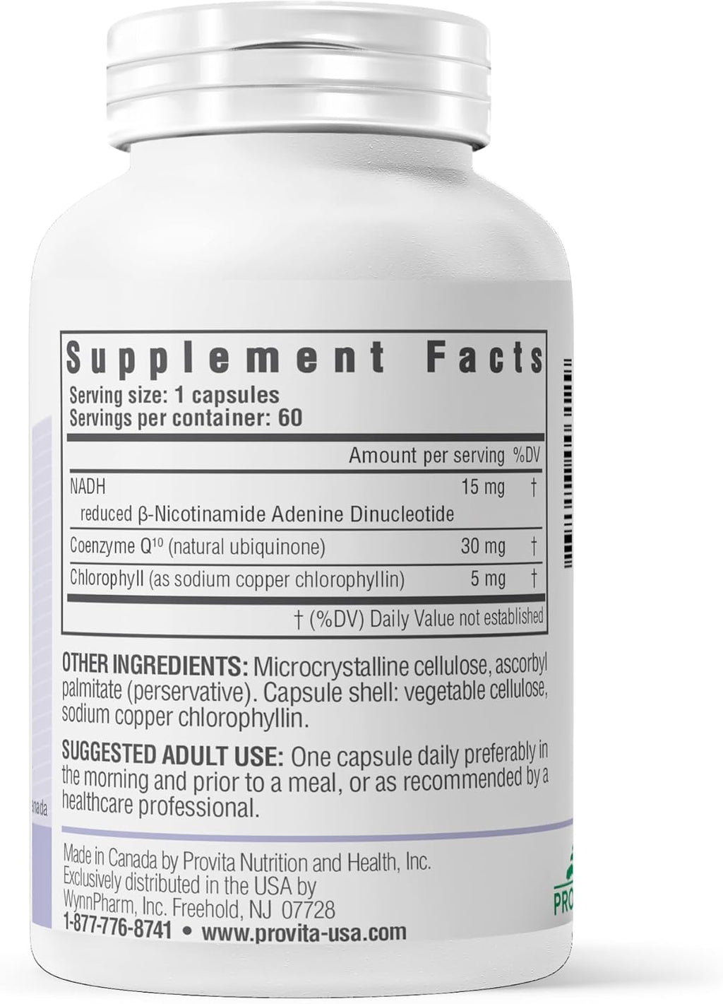 PROVITA NADH+ Forte - Cápsulas para Apoyo Cognitivo y Energético