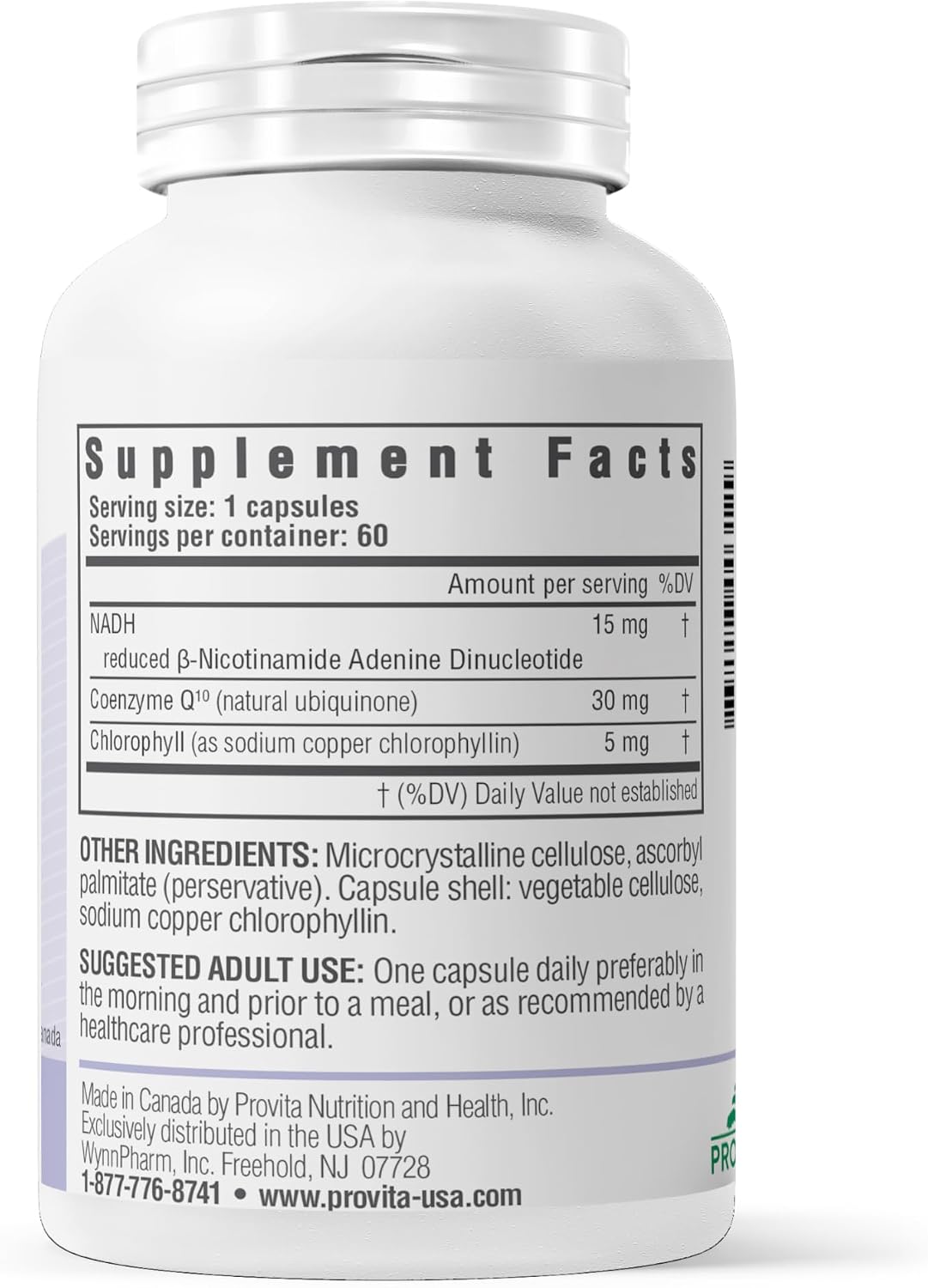 PROVITA NADH+ Forte - Cápsulas para Apoyo Cognitivo y Energético