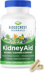 Ridgecrest Herbals KidneyAid - Suplemento de apoyo renal (60 cápsulas)