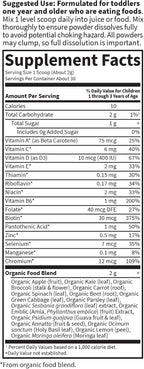 Garden of Life Multivitamínico en Polvo para Niños - Orgánico - 60 g