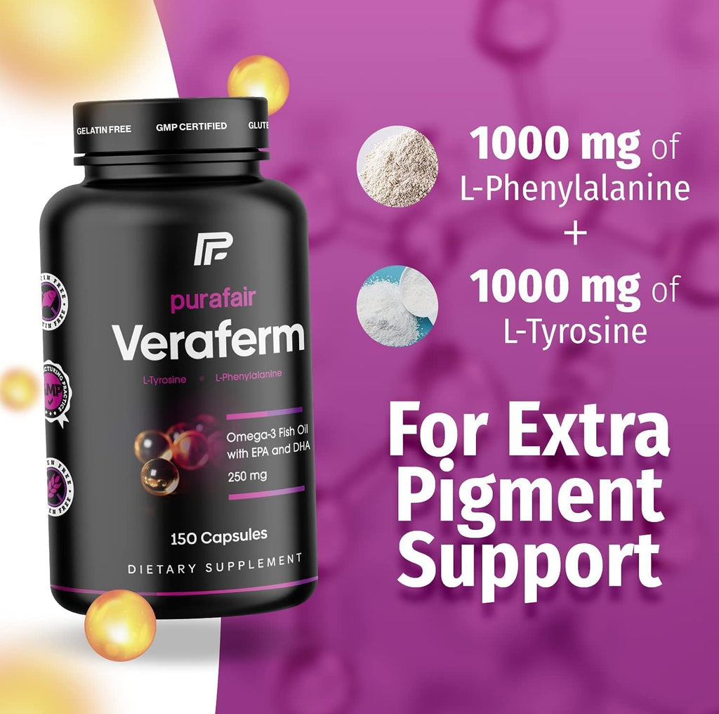 Veraferm: Suplemento para la Pigmentación de la Piel (Vitiligo)