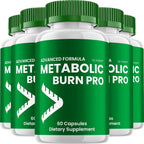 (5 Pack) Metabolic Burn Pro Cápsulas – Fórmula Avanzada Suplemento para Apoyo a la Salud (300 Cápsulas)