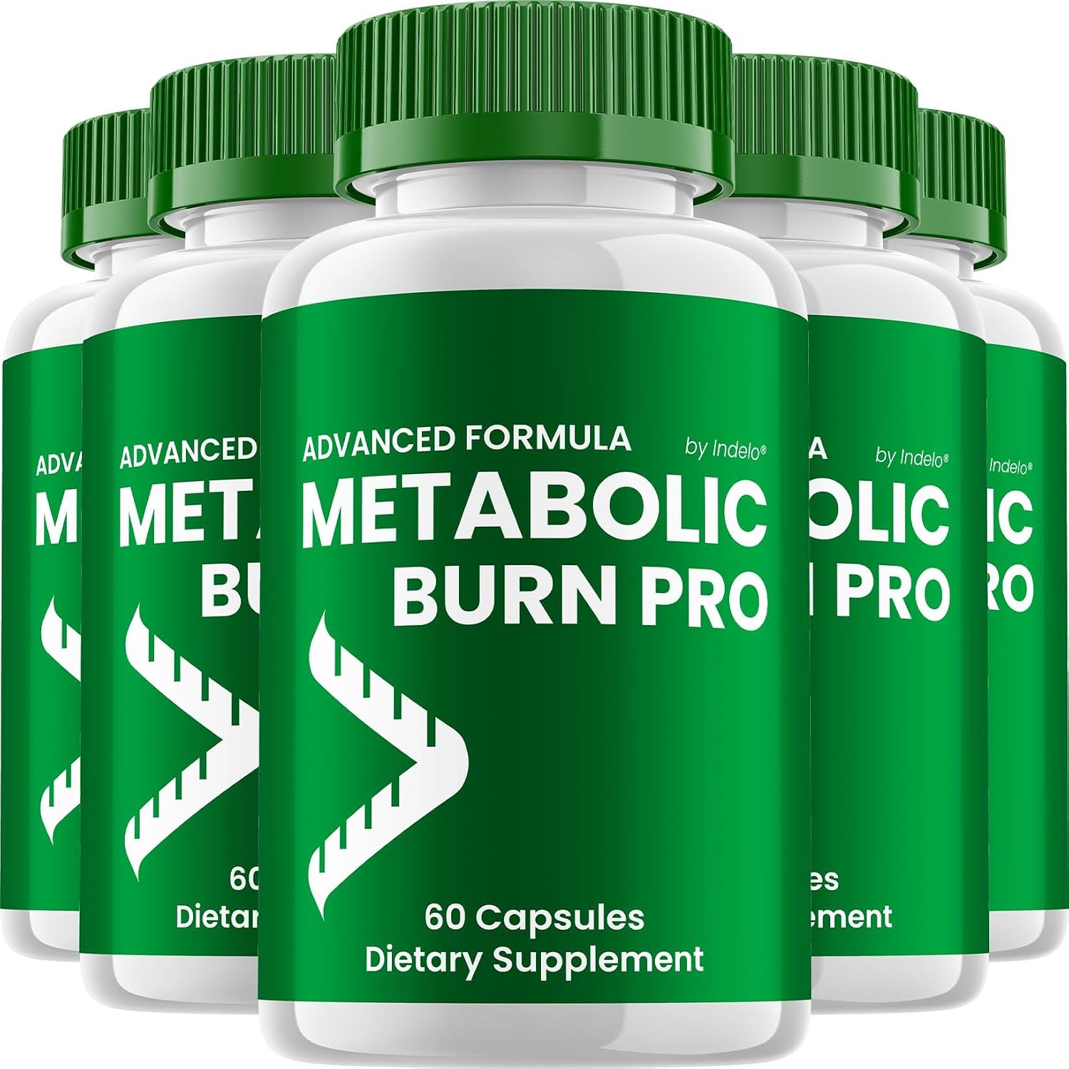 (5 Pack) Metabolic Burn Pro Cápsulas – Fórmula Avanzada Suplemento para Apoyo a la Salud (300 Cápsulas)