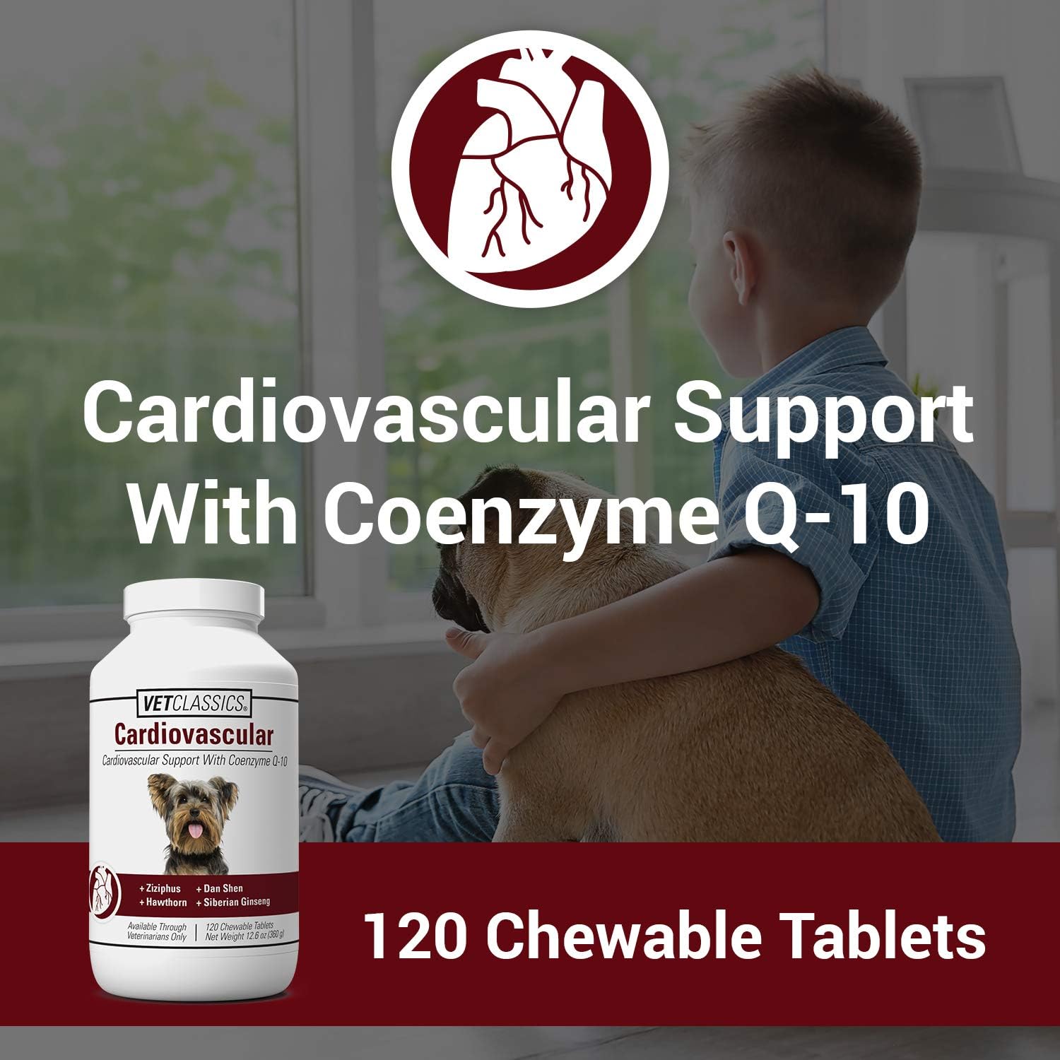 Vet Classics Suplemento cardiovascular con coenzima Q10 para perros