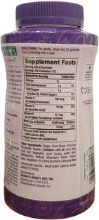 Nature's Bounty Hair, Skin & Nails Rapid Gummies con Biotina y Argán - 230 Gominolas