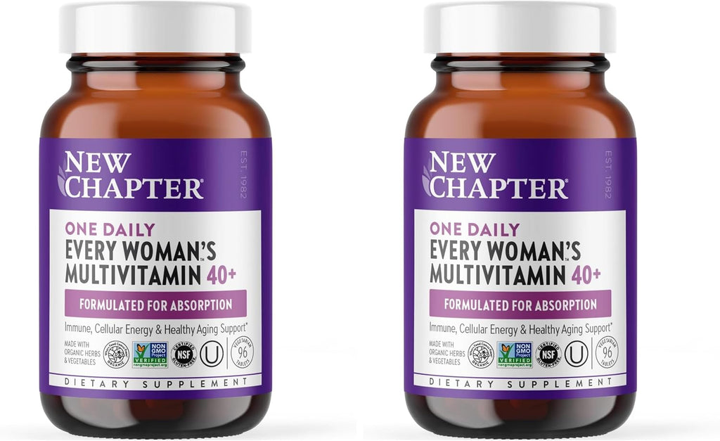 New Chapter Every Woman's One Daily 40+ - Multivitamínico para Mujeres (48 comprimidos)