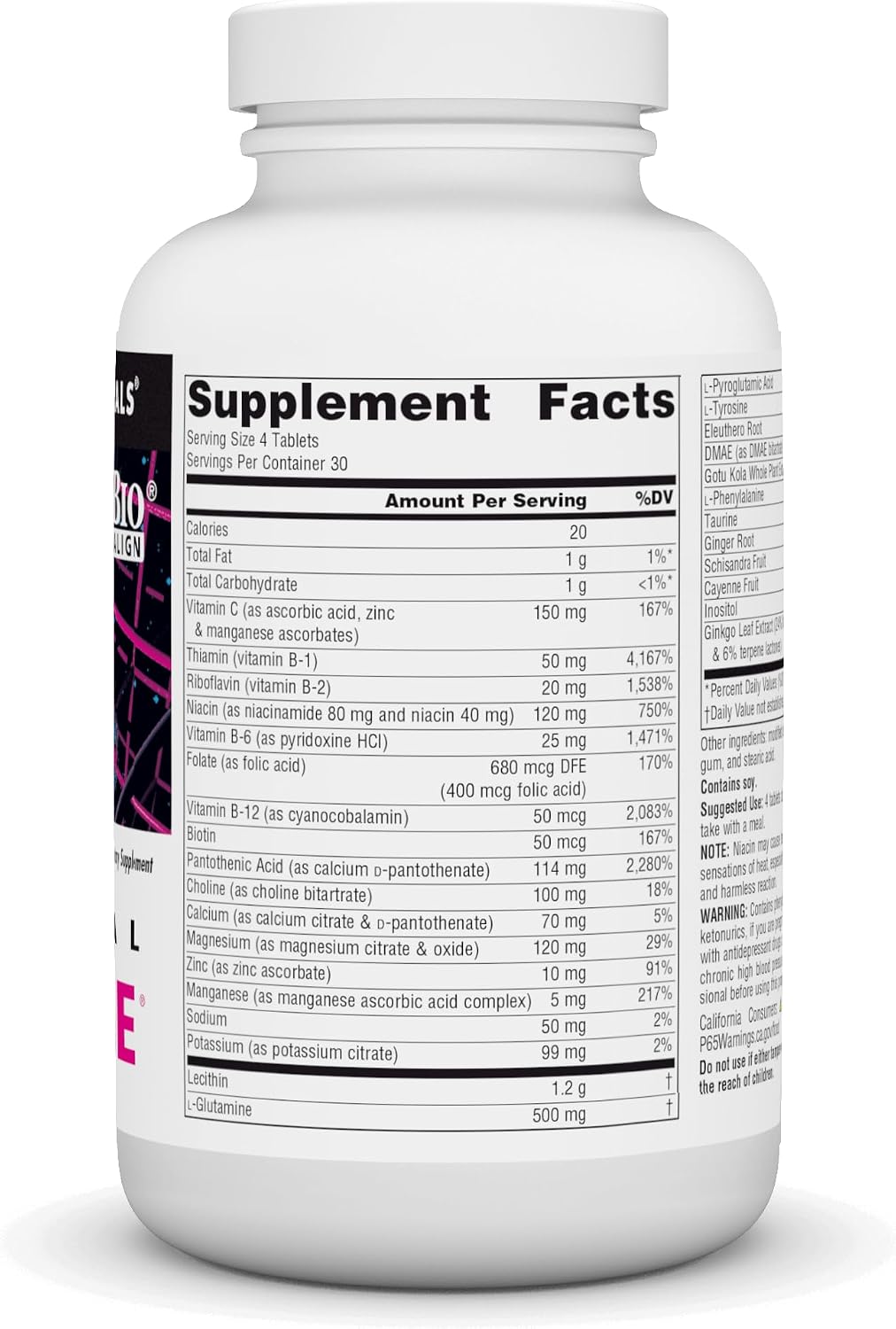 Source Naturals Mental Edge - Suplemento para la concentración y energía, 120 comprimidos