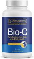 Rx Vitamins Bio-C - Vitamina C para Perros y Gatos con Bioflavonoides de Limón - 113 g