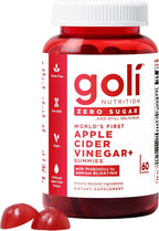 Goli Zero Sugar – Gomitas de Vinagre de Manzana con Vitamina B12 y Probióticos