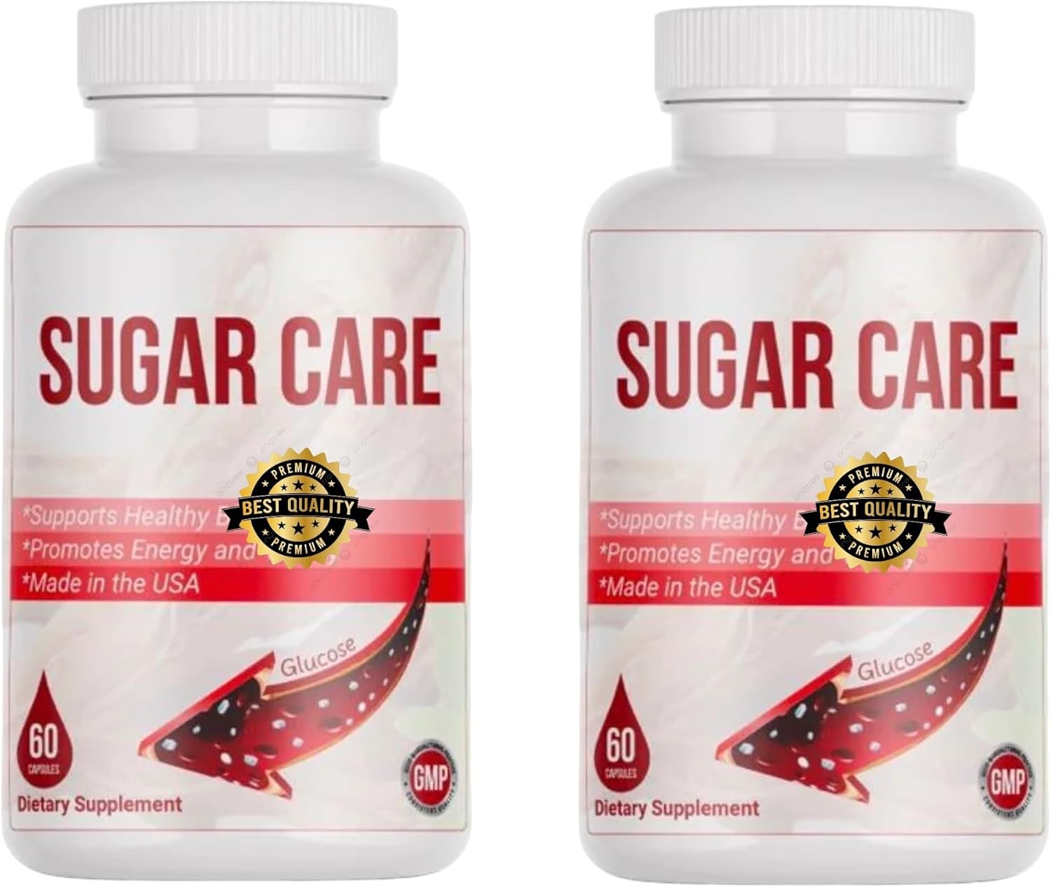 Sugar Care Thảo Dược con Ginseng Rojo - 2 Botellas
