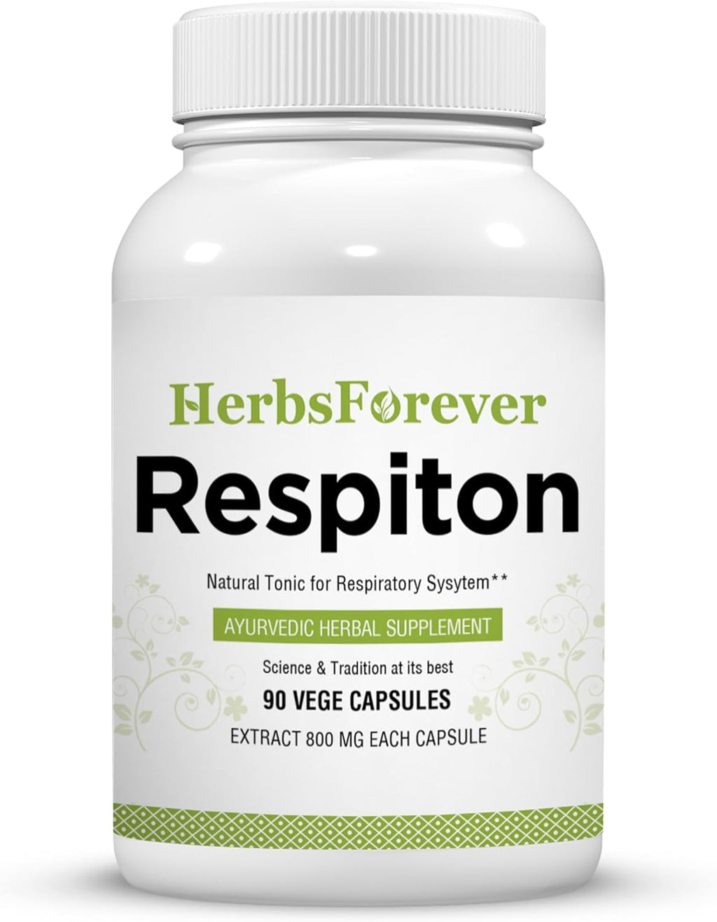 Respiton Cápsulas – Suplemento para el Cuidado Respiratorio, 90 Cápsulas Vegetales